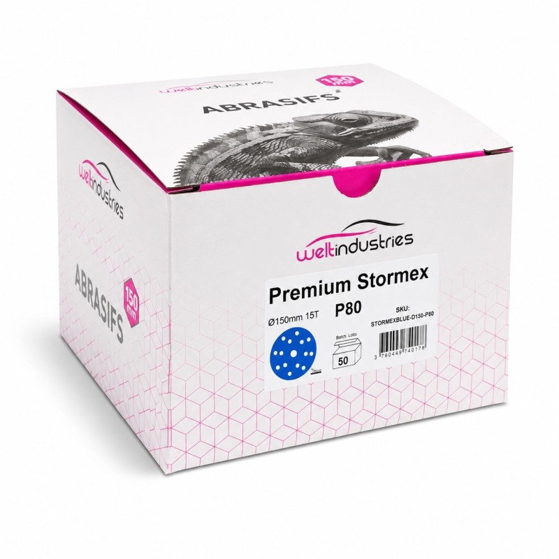 Disques Abrasifs STORMEX Ø150 mm – Longue Durée Anti-encrassement