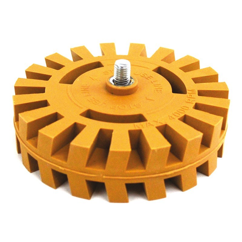 Gomme de décollage dentelée