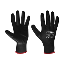 Gants de travail en nylon noir