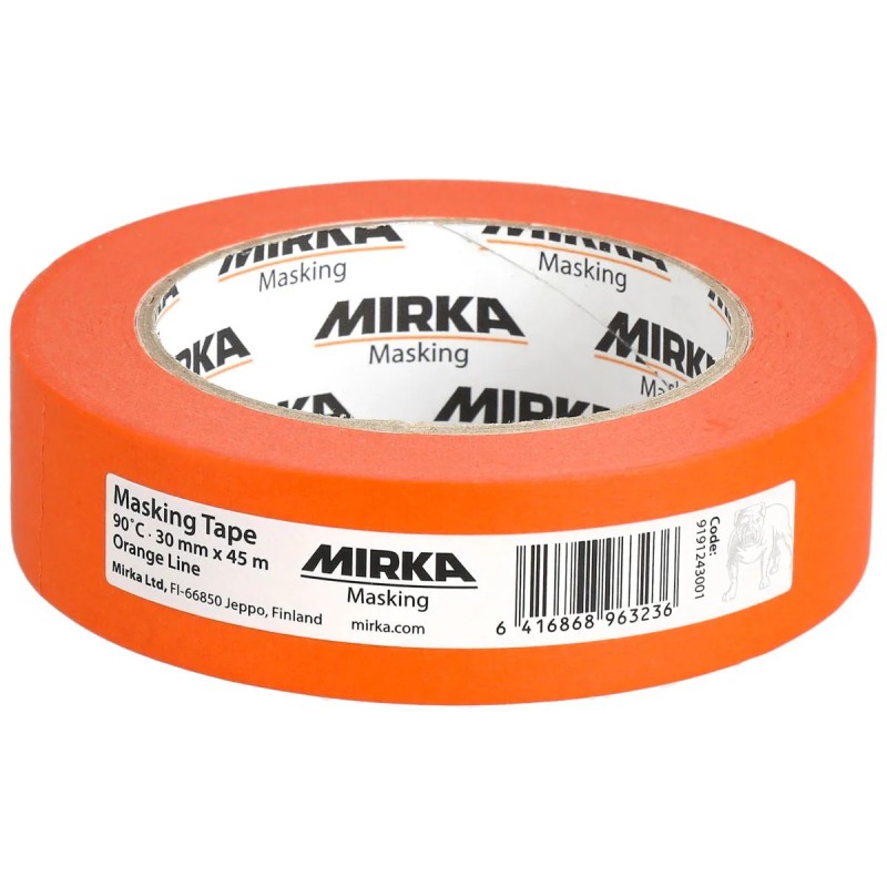 Carton de ruban de masquage Orange 90 °c - Mirka