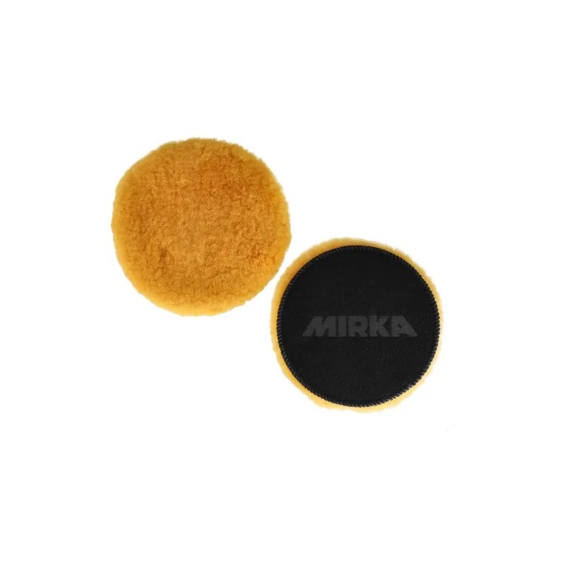 Peau de mouton naturelle jaune Pro mirka ( lot de 2 )