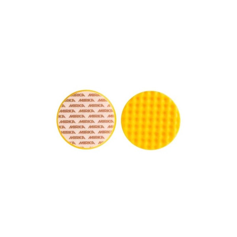 Mousse de polissage mirka jaune avec alvéoles ( lot de 2)