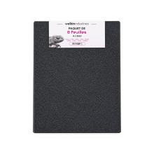 Paquet de 8 feuilles abrasives - Weltindustrie