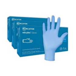 Gants Nitrile bleu