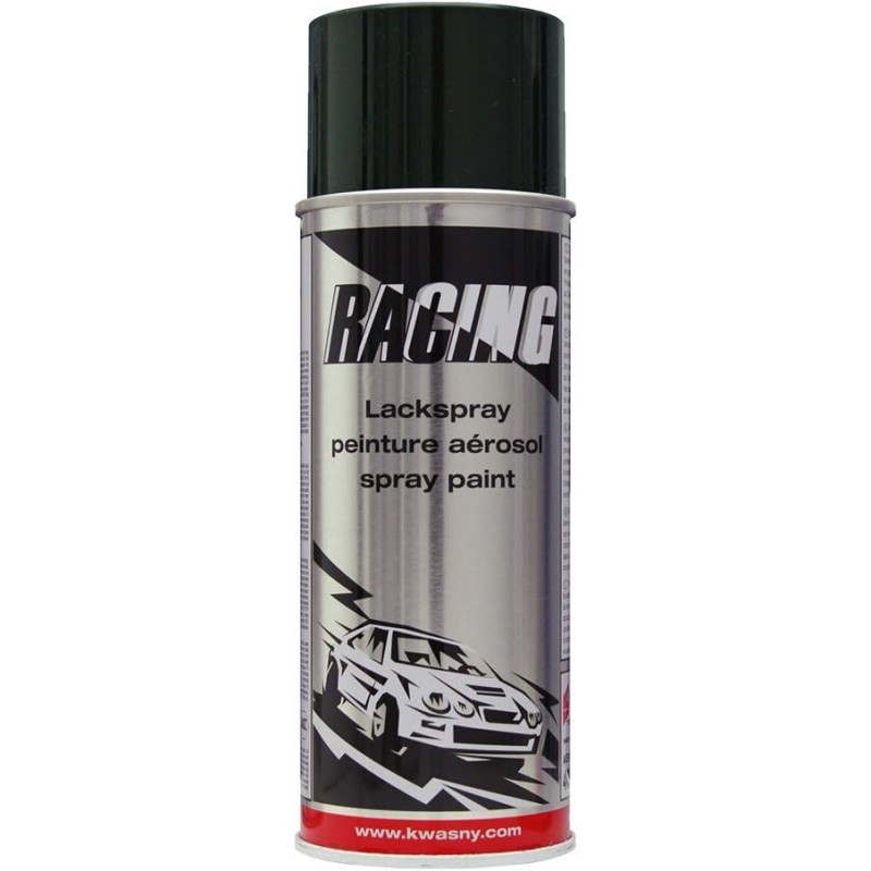 Aérosol noir brillant 400ml racing