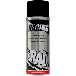 Aérosol noir mat 400ML racing