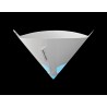 Filtres coniques bleus - tamis extra fin 125M gerson