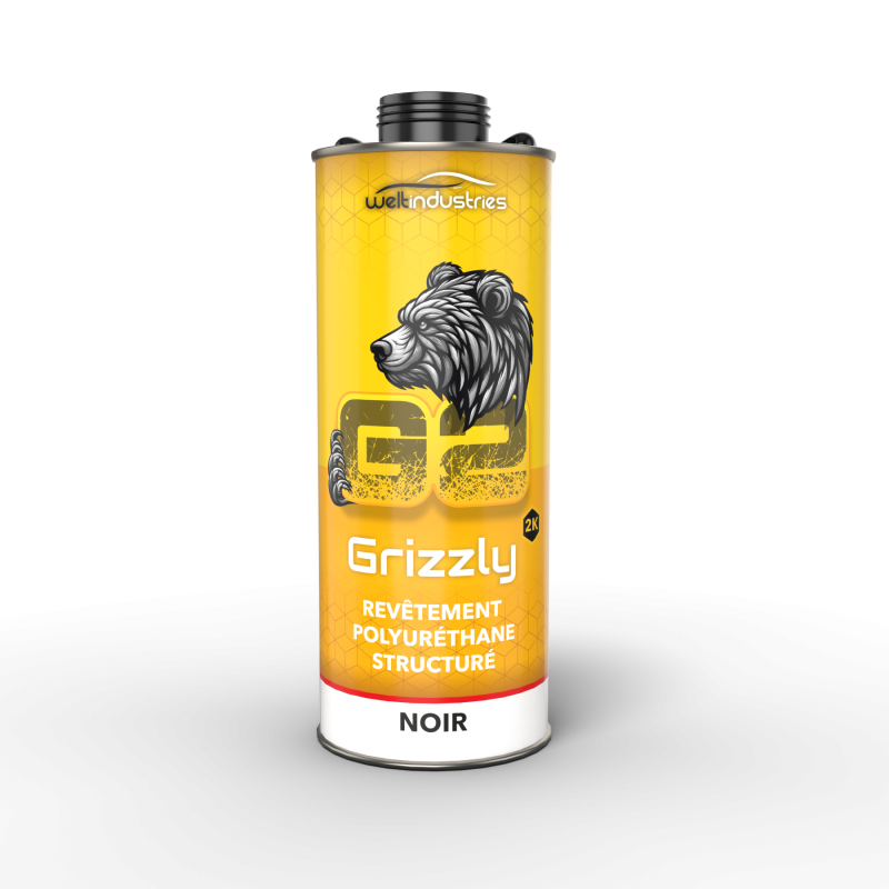 Kit peinture structurée Grizzly de 1KG + durcisseur