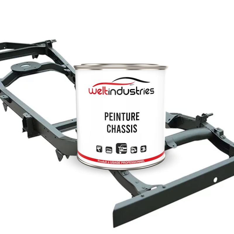 Peinture chassis noir anti-rouille en pot 1K