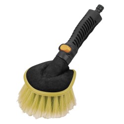 Brosse de lavage avec passage d'eau