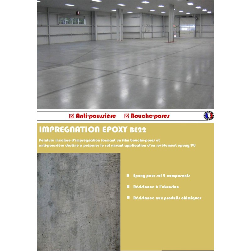 Fixateur Epoxy imprégnant A+B incolore 15L