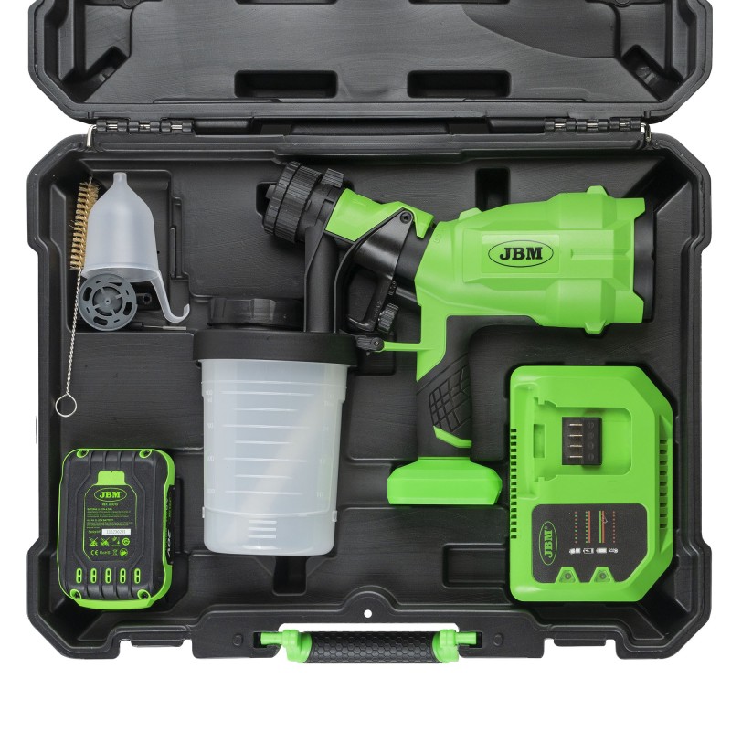 Pistolet à peinture sur batterie