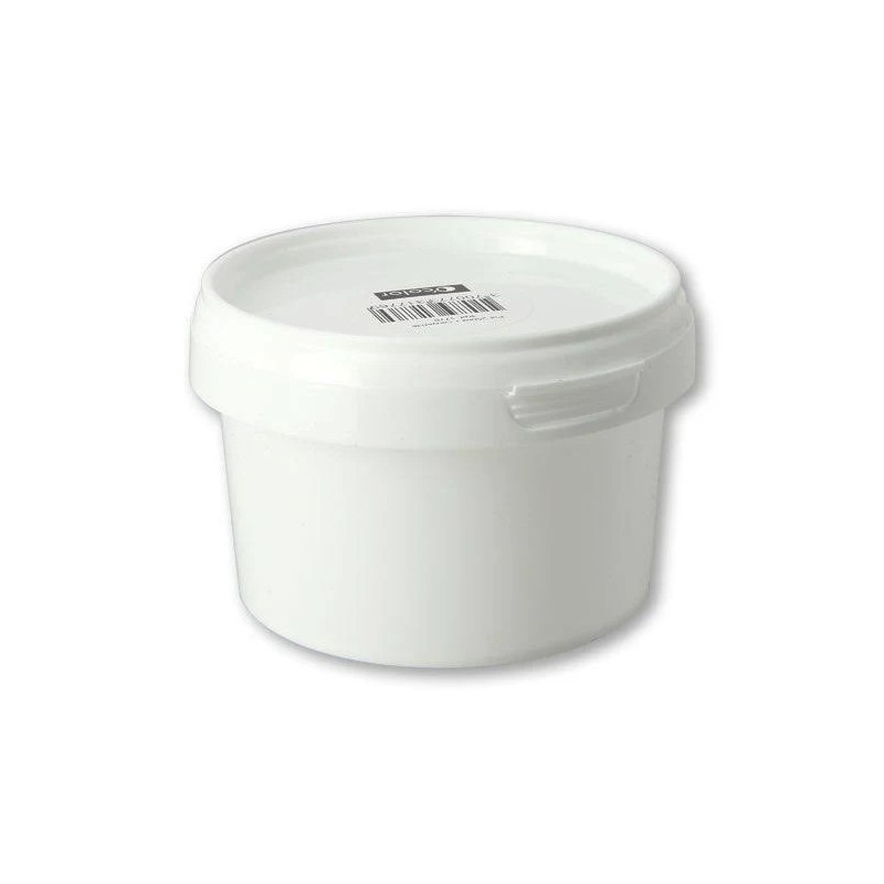 Boite vide en plastique 250ml avec couvercle ( unité)