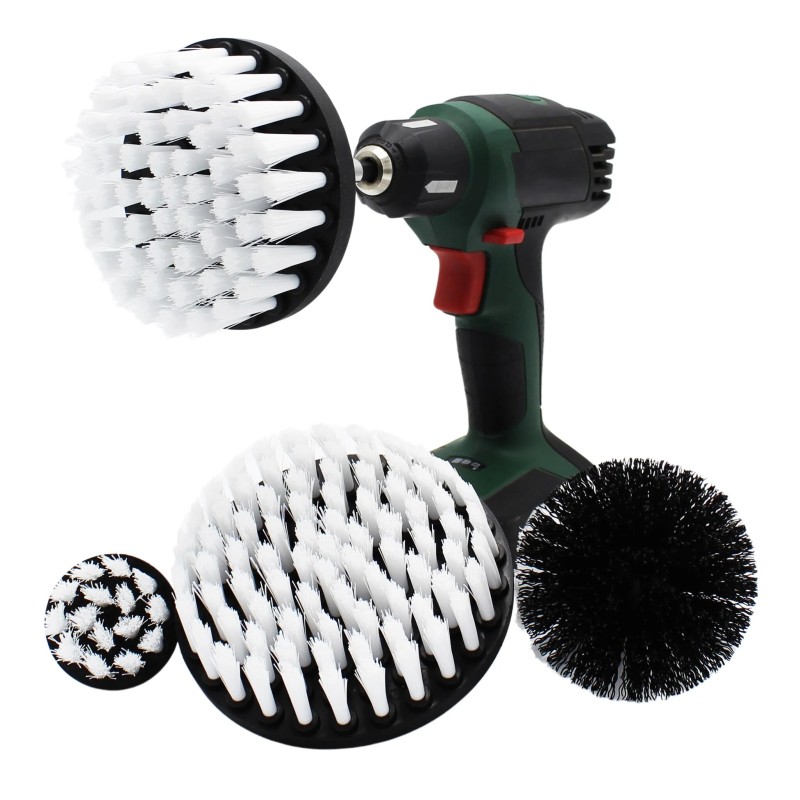 Lot de 4 brosses douces pour visseuse