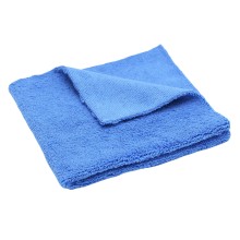 Microfibre de nettoyage  bleue 40 cm x 40 cm ( sachet de 5)