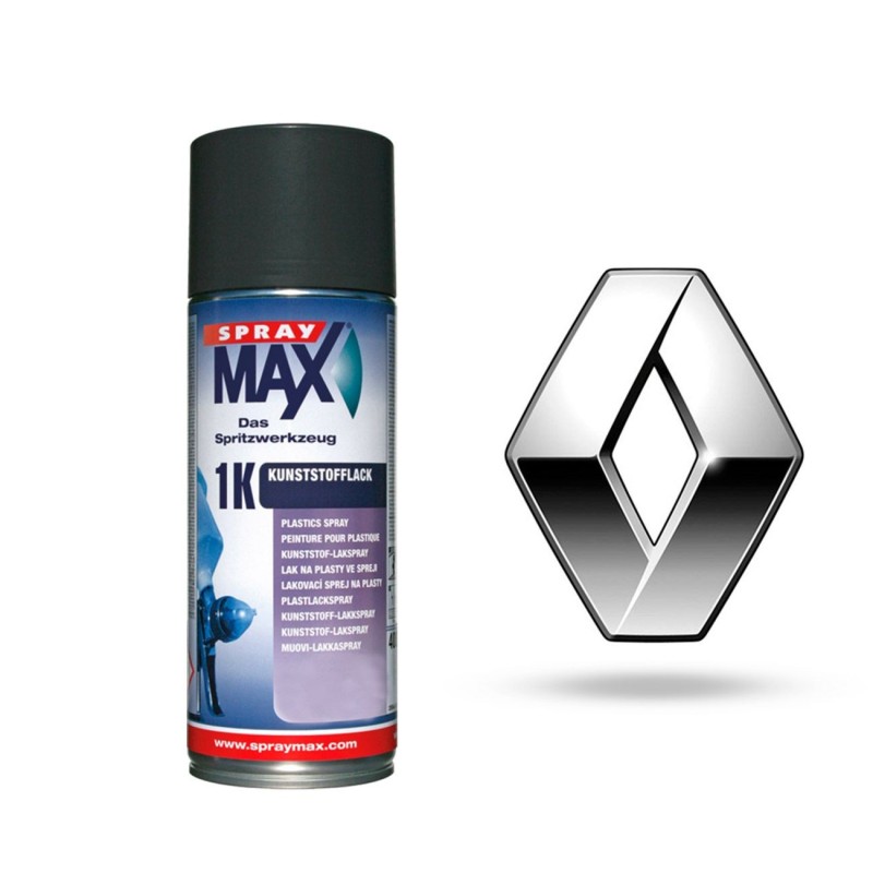 Peinture pour Plastique spray max Gris foncé