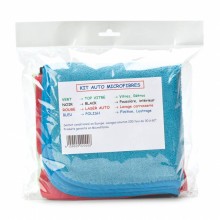 Kit de 4 microfibres spéciales automobile
