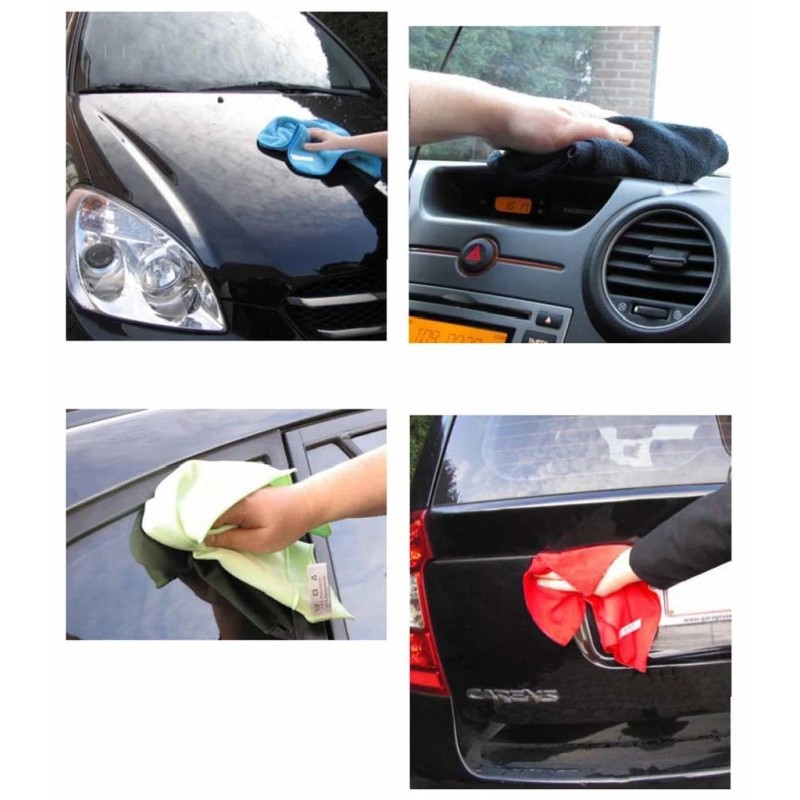 Kit de 4 microfibres spéciales automobile