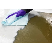 Boite de 100 chiffons de dégraissage turquoise