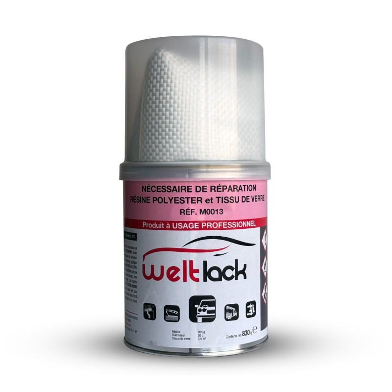 Kit réparation Tissu + Résine 800 g
