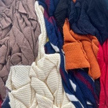 Chiffons d'essuyage en coton de couleurs (économique)