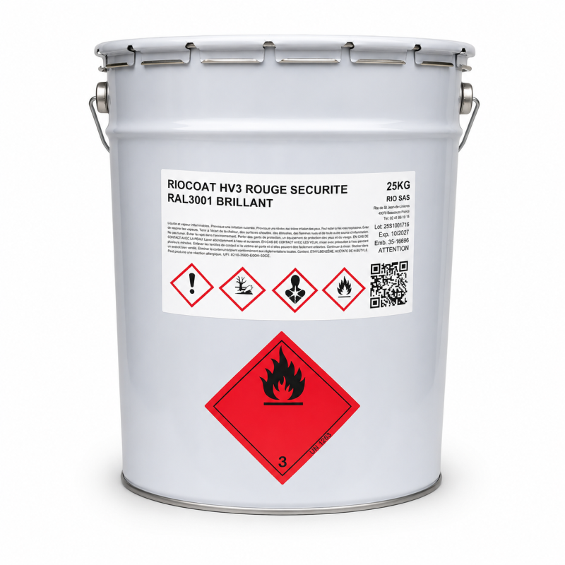 Pot laque PU Monocouche 2K RAL - Part A